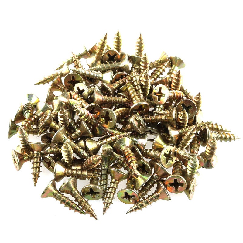 JCBIZ 24pcs 20x32mm White L Shape Bracket Plastic Furniture Corner Brace Joint with Color Plated Self-Tapping Screw for Right Angle Corner Joints of Drawers, Windows, Frames, Cabinet - Image 5